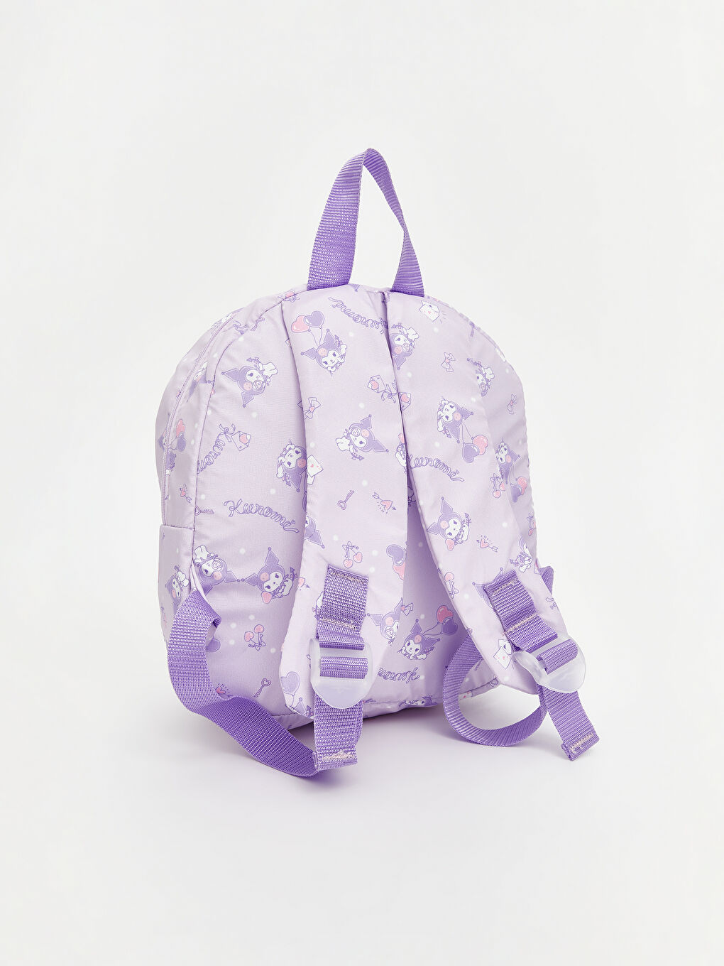 Lila Kuromi Baskılı Kız Çocuk Okul Çantası-1