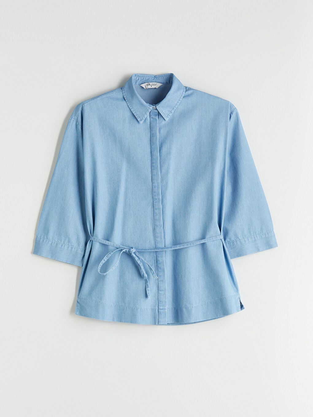 LCWAIKIKI Classic Woman INDIGO Denim Shirt -S5R883Z8-311