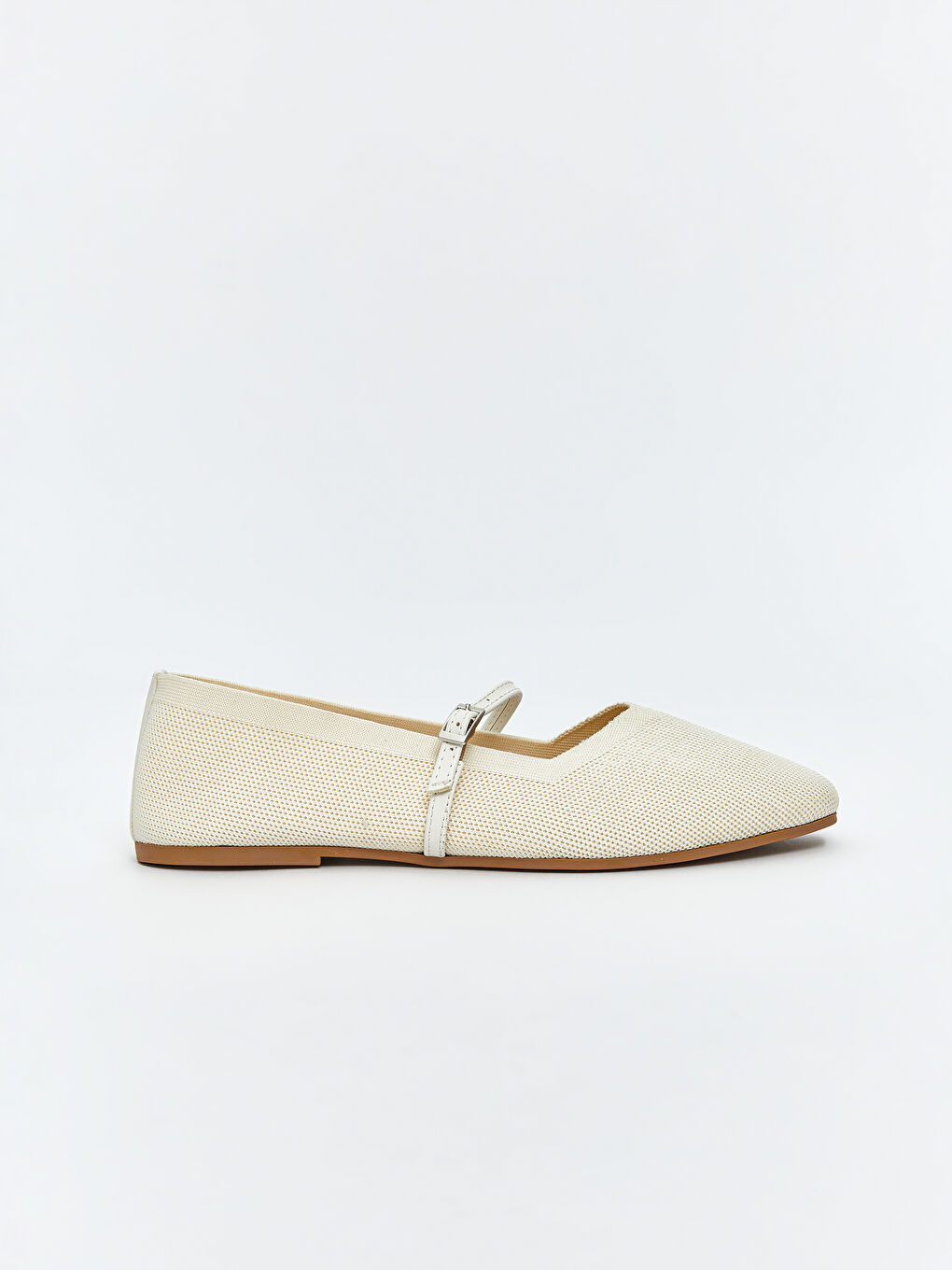 Bej Kadın Babet Ayakkabı-1