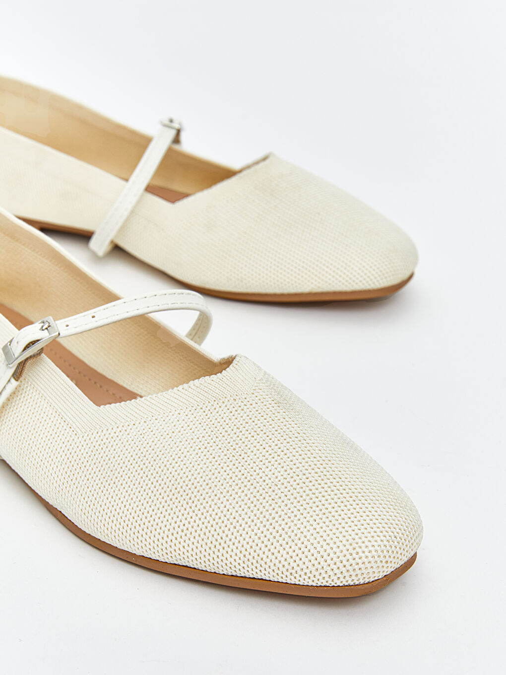 Bej Kadın Babet Ayakkabı-2