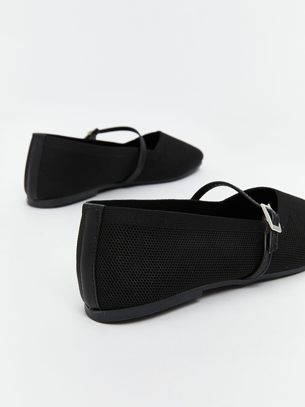 Siyah Kadın Babet Ayakkabı-4