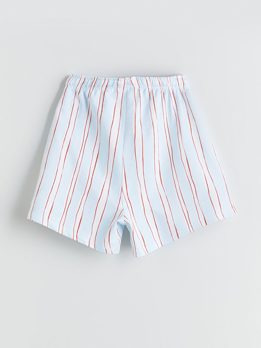 Elasticated Waist Striped Girls' Shorts -S5R950Z4-LQQ