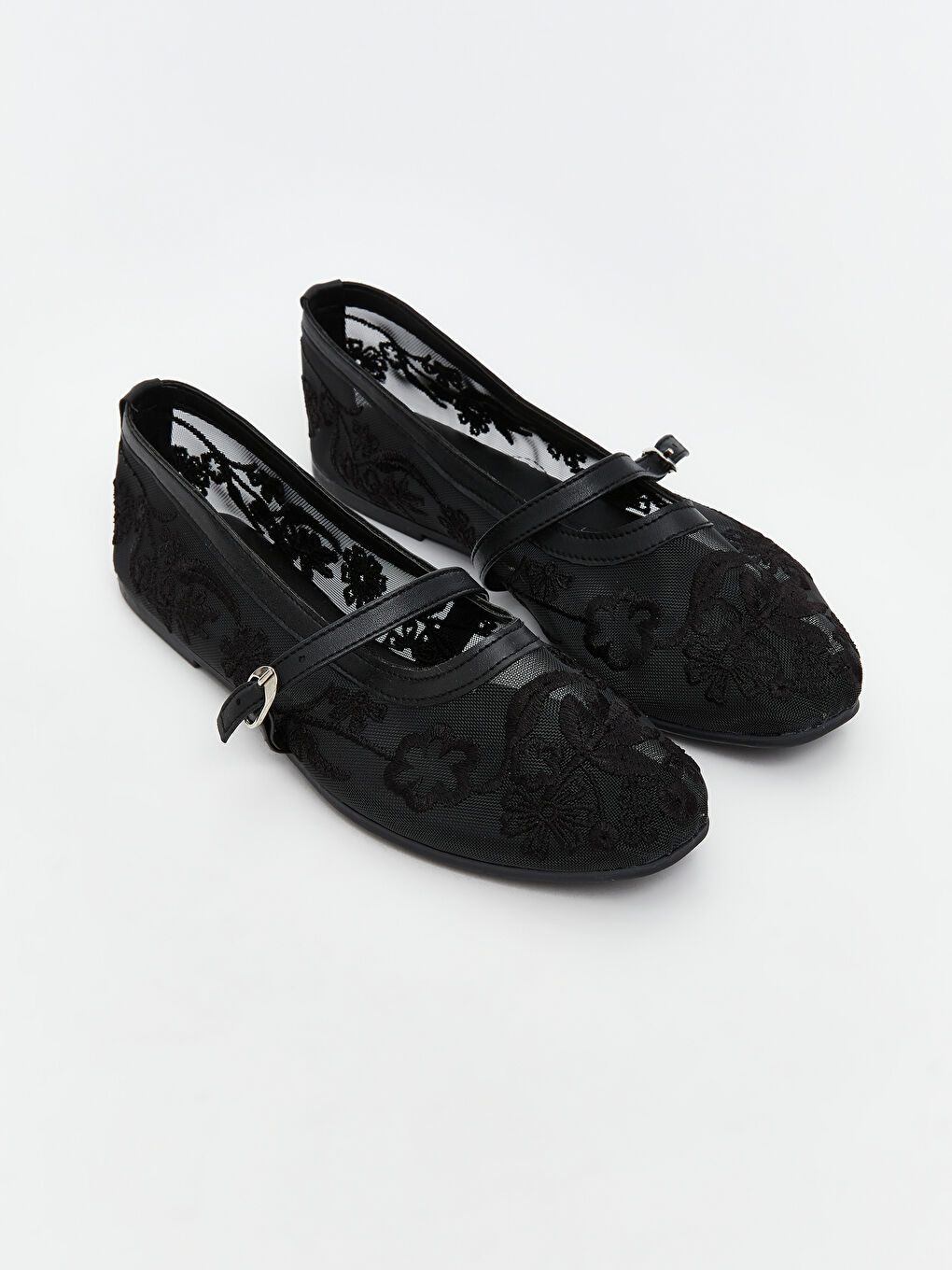 Embroidered Women's Ballet Flats