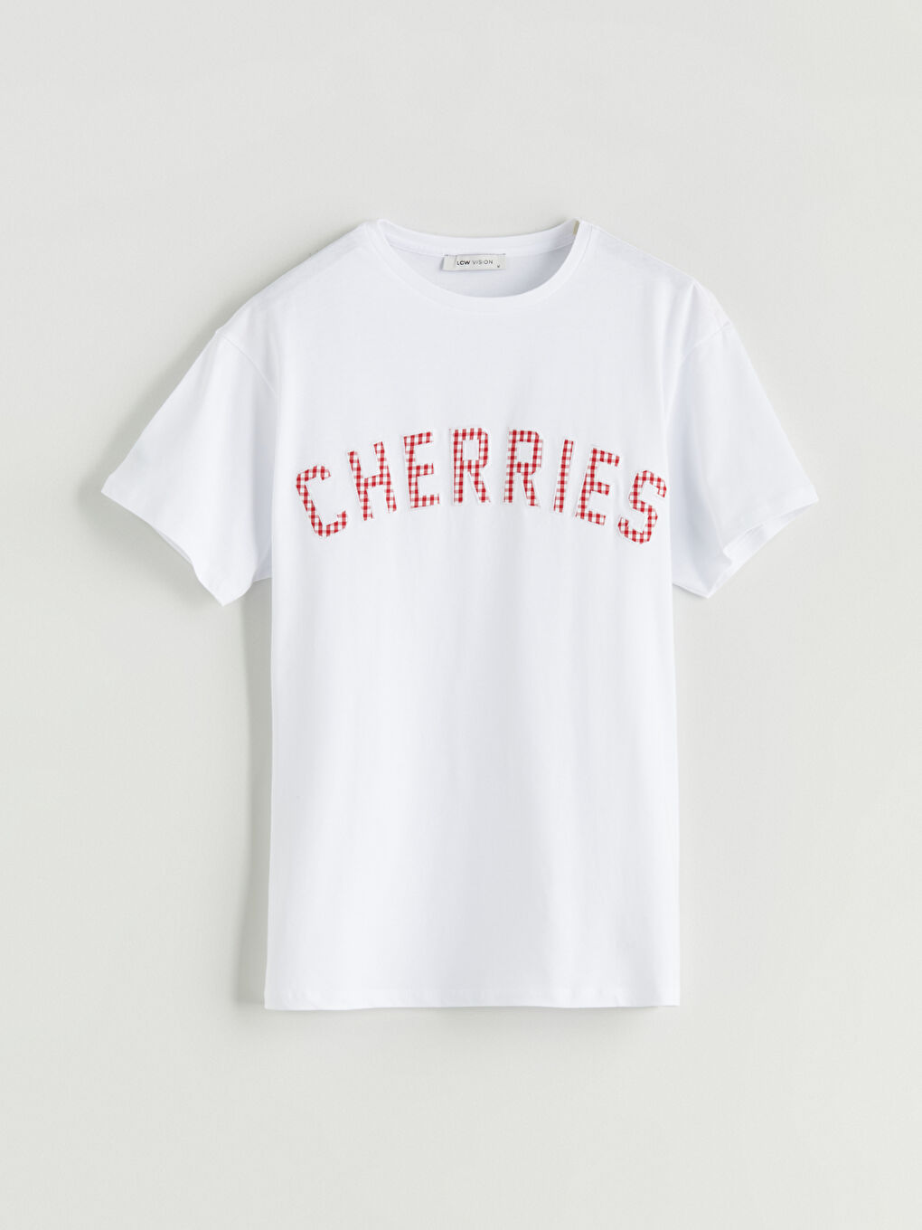 LCW Vision Crew Neck Embroidered Women's T-Shirt -S5R981Z8-Q6K