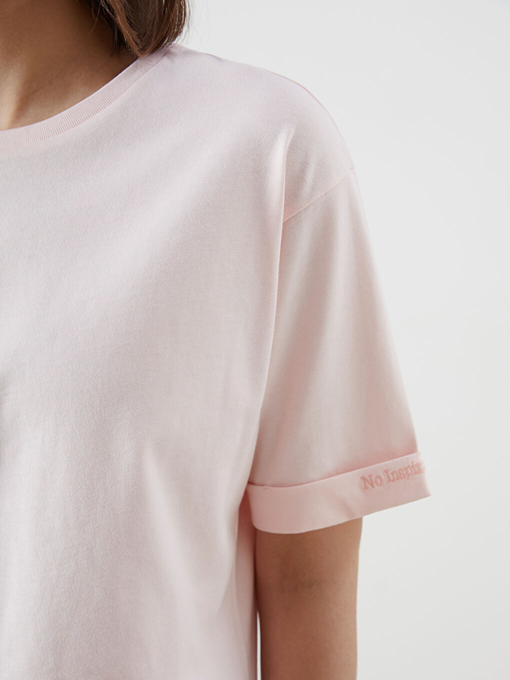 LCW Vision Crew Neck Women's T-Shirt -S5R982Z8-FUG