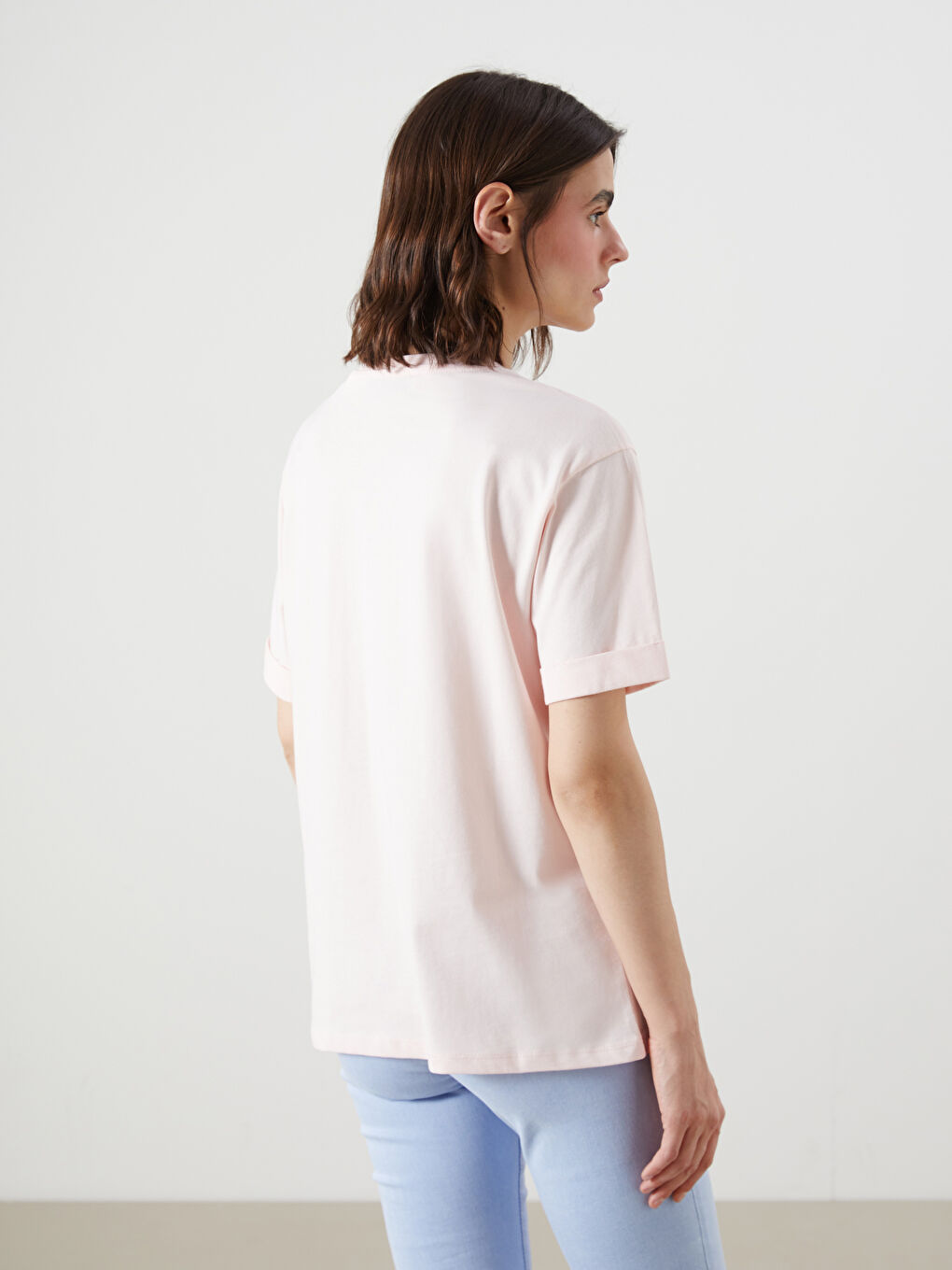 LCW Vision Crew Neck Women's T-Shirt -S5R982Z8-FUG