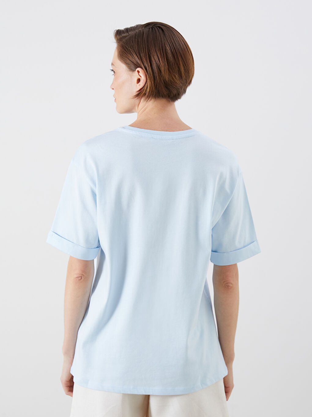 LCW Vision Crew Neck Women's T-Shirt -S5R982Z8-QWQ