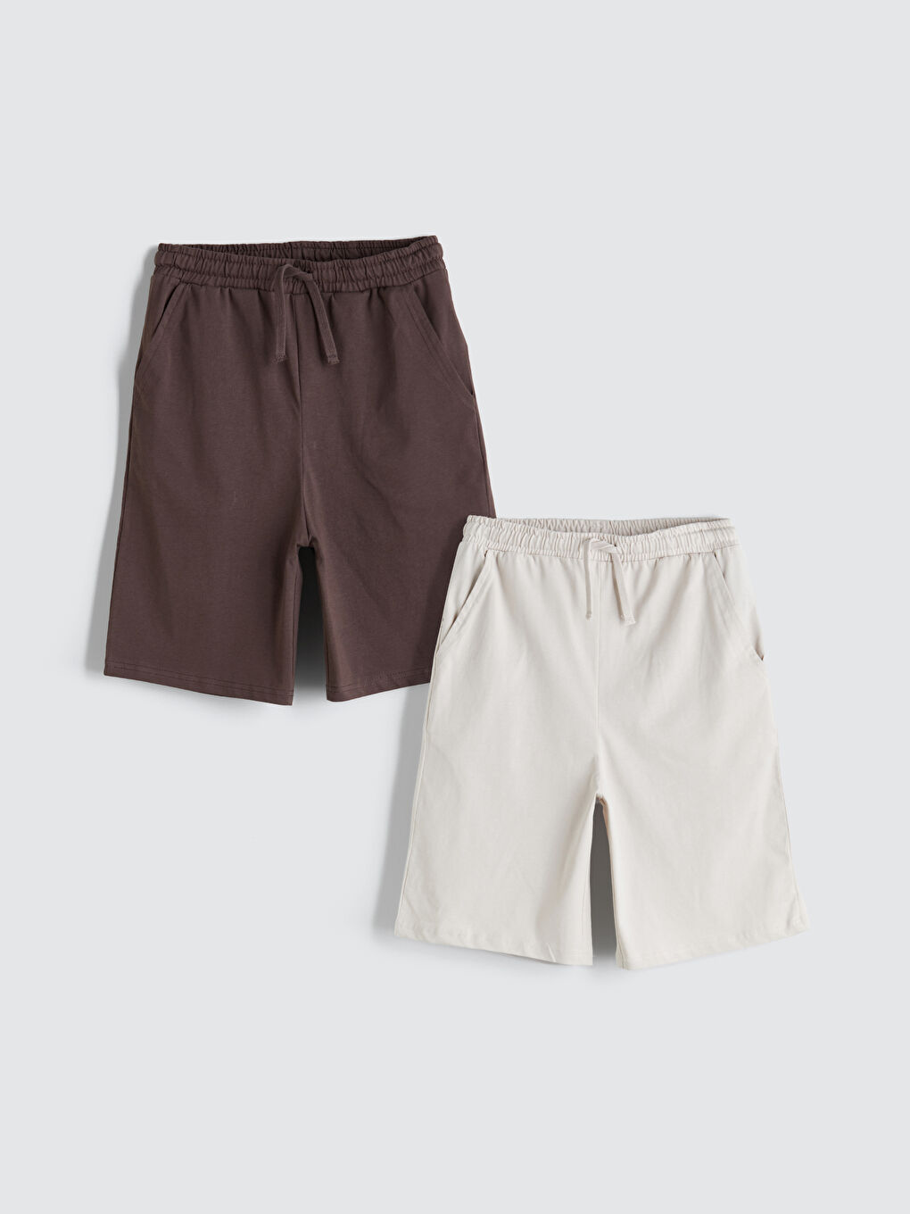 Elasticated Waist Boys' Shorts 2 Pack -S5R987Z4-Z7U