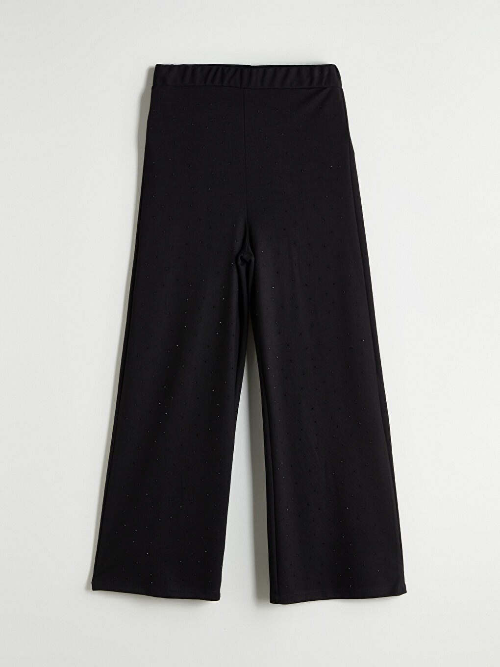 LCW Comfort Elasticated Waist Rhinestone Embellished Women's Trousers -S5RA00Z8-CVL