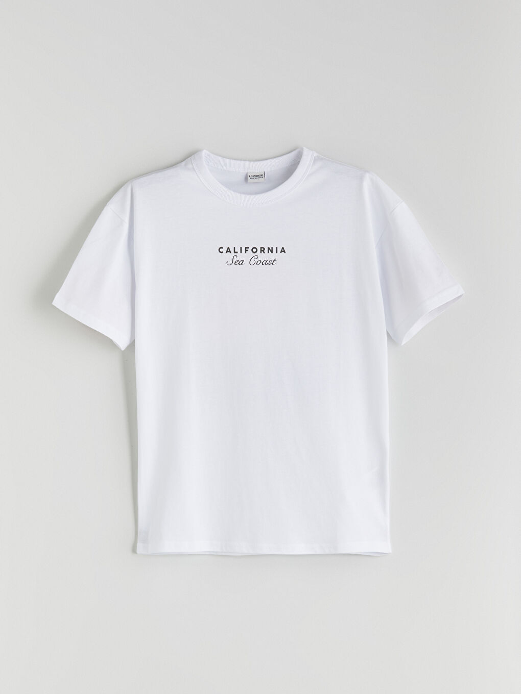 LCW Kids Crew Neck California Printed Boys' T-Shirt -S5RA10Z4-Q6K