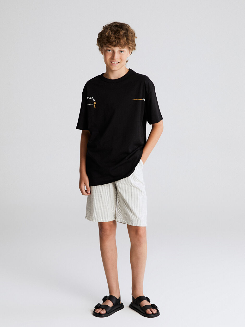 LCW Kids Crew Neck Boys' T-Shirt -S5RA11Z4-CVL