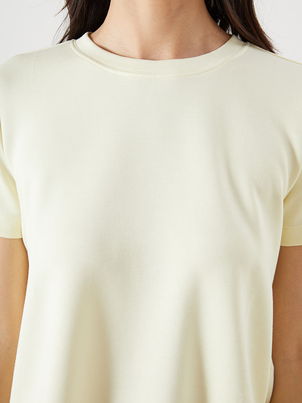 LCW Vision Crew Neck Women's T-Shirt -S5RA13Z8-FDR