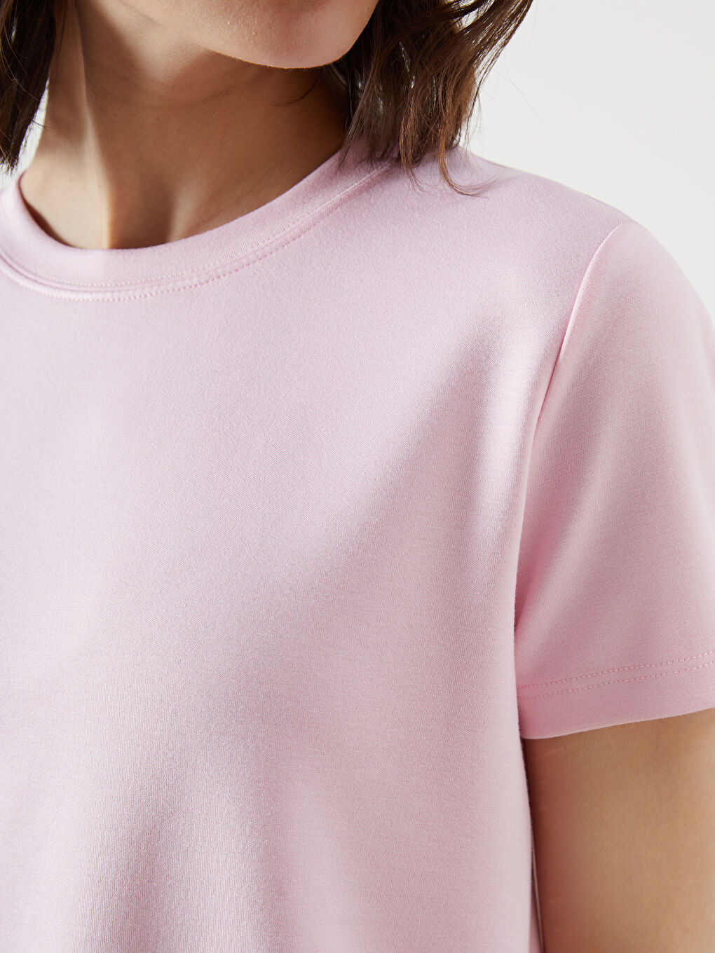 LCW Vision Crew Neck Women's T-Shirt -S5RA13Z8-FYX