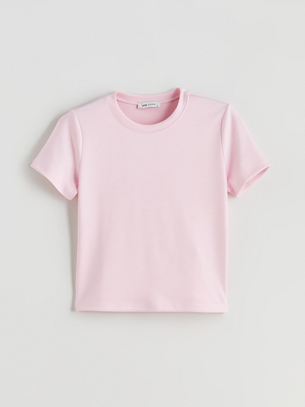 LCW Vision Crew Neck Women's T-Shirt -S5RA13Z8-FYX