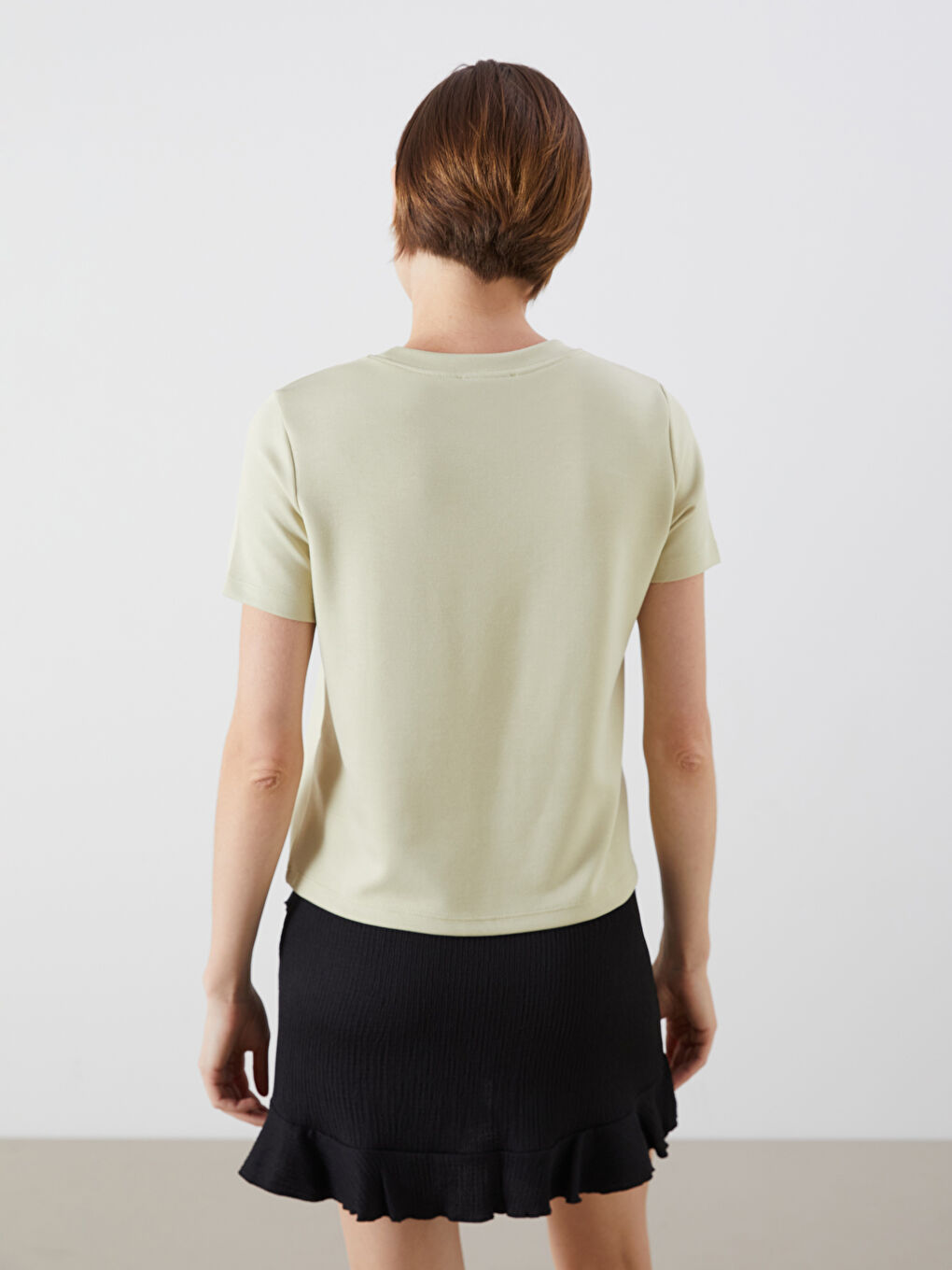 LCW Vision Crew Neck Women's T-Shirt -S5RA13Z8-G2U
