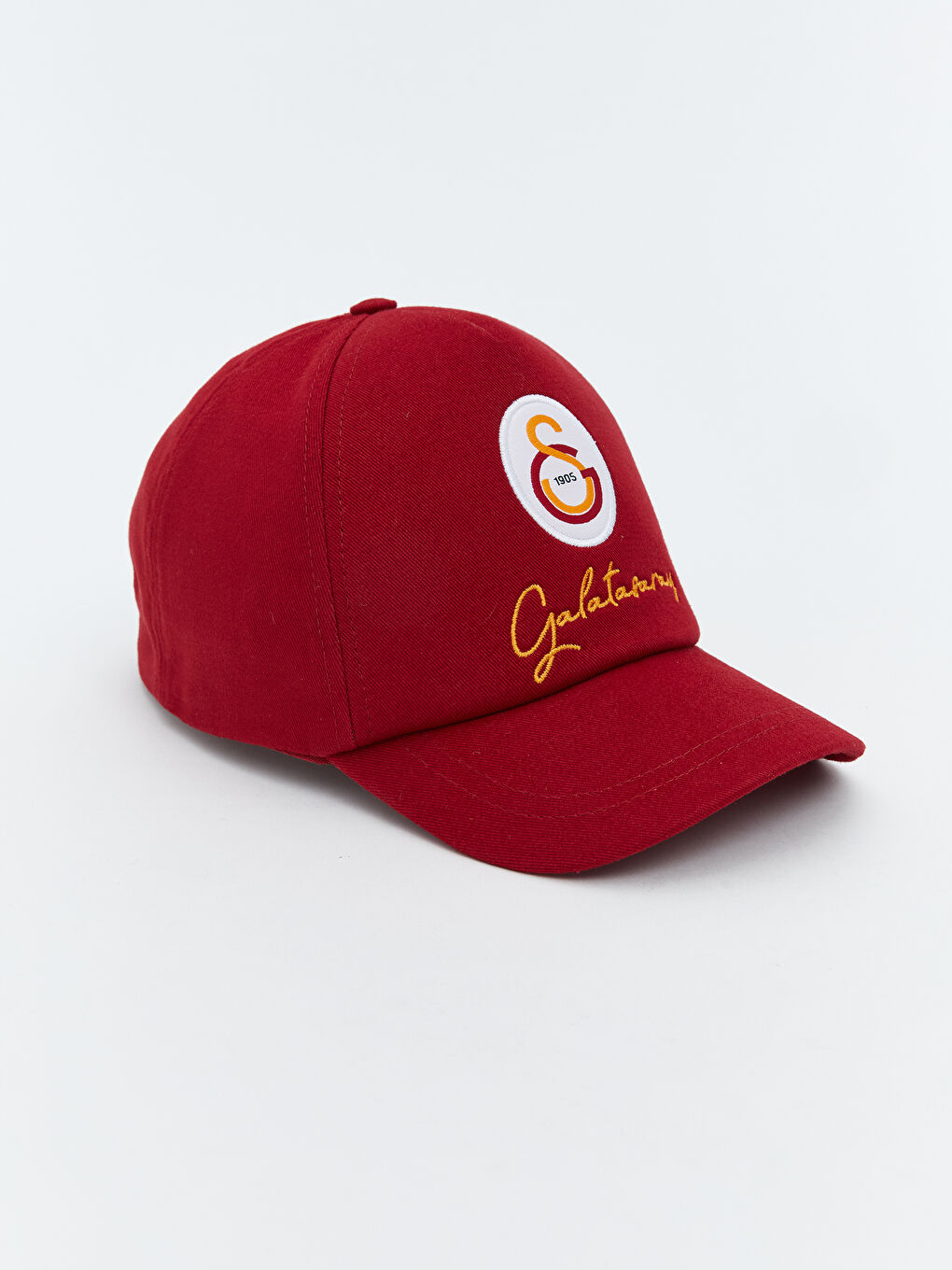Kırmızı Galatasaray Nakışlı Kız Çocuk Kep Şapka-1