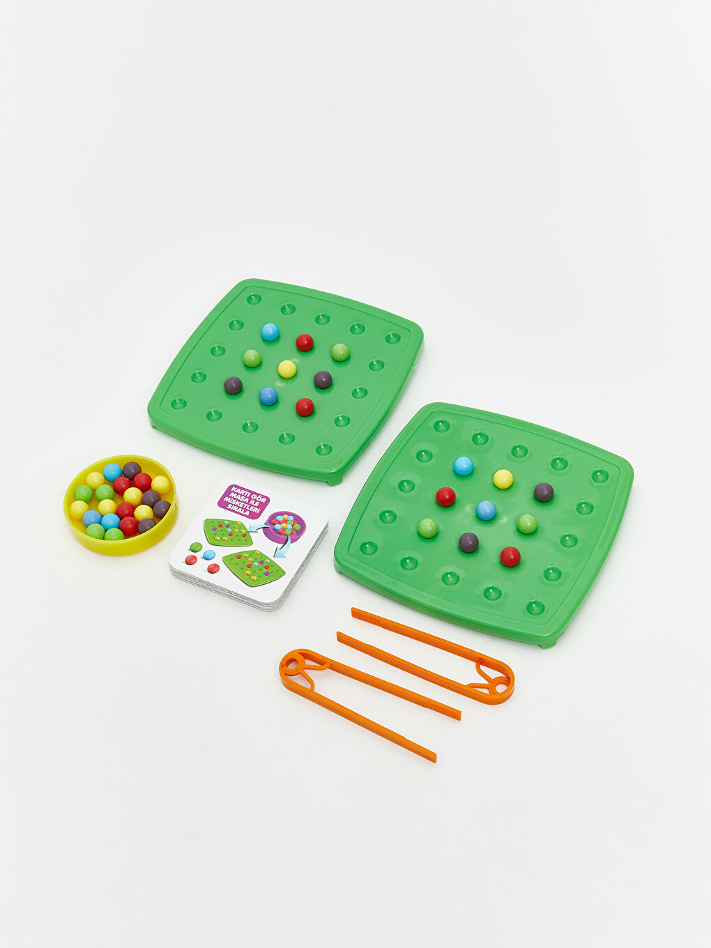 Place Beads Holder Minik Boncuklar Eğitici Misket Dizme Kutu Oyunu-1