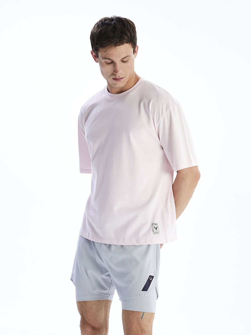 XSIDE ACTIVE Crew Neck Men's Sports T-Shirt -S5RA51Z8-14N