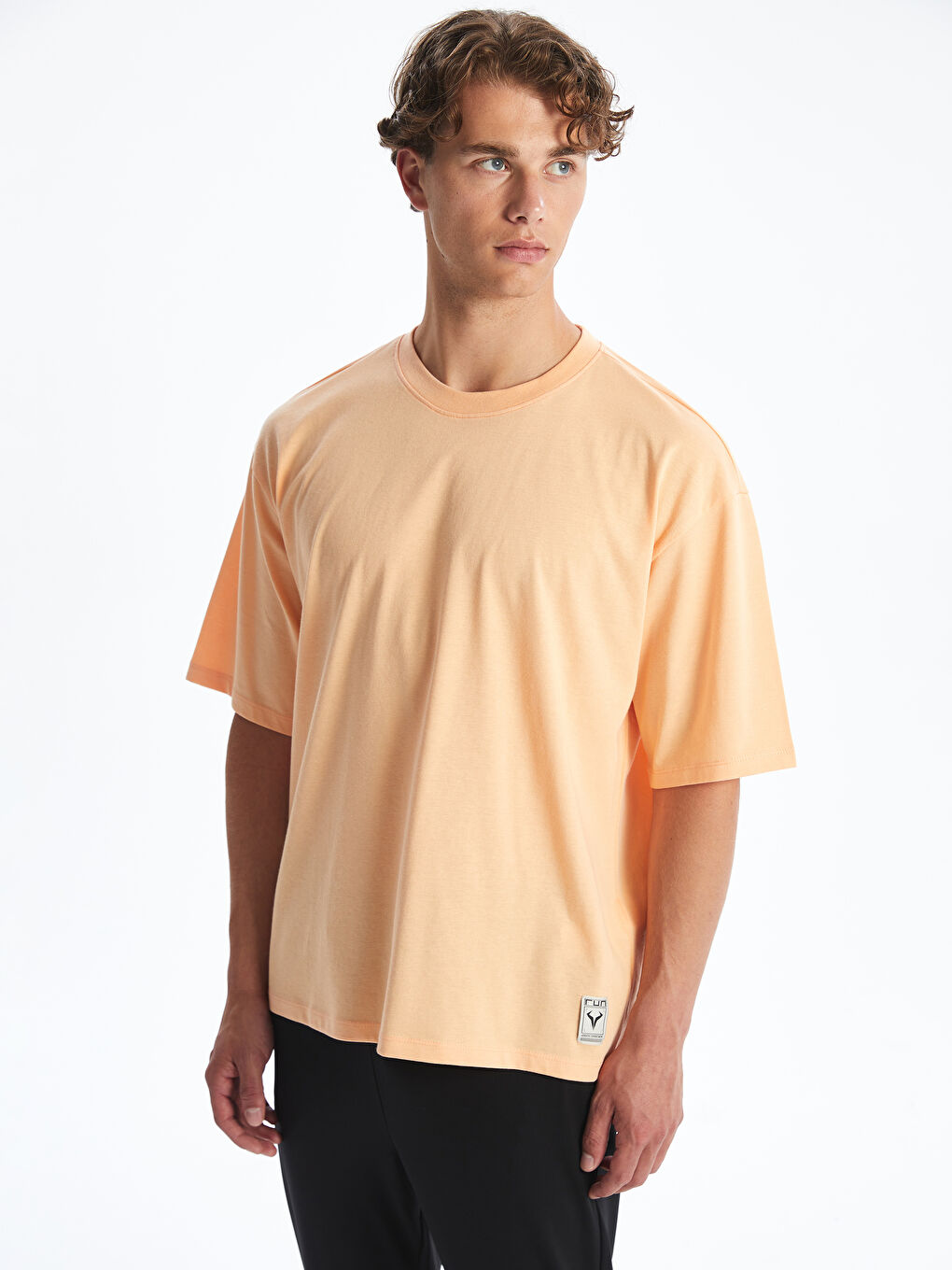 Crew Neck Men's Sports T-Shirt -S5RA51Z8-DHT