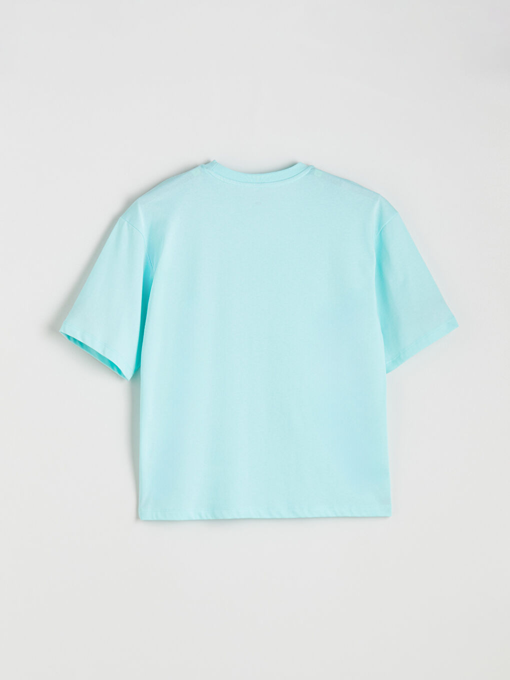 Yeşil Bisiklet Yaka Erkek Spor Tişört-5