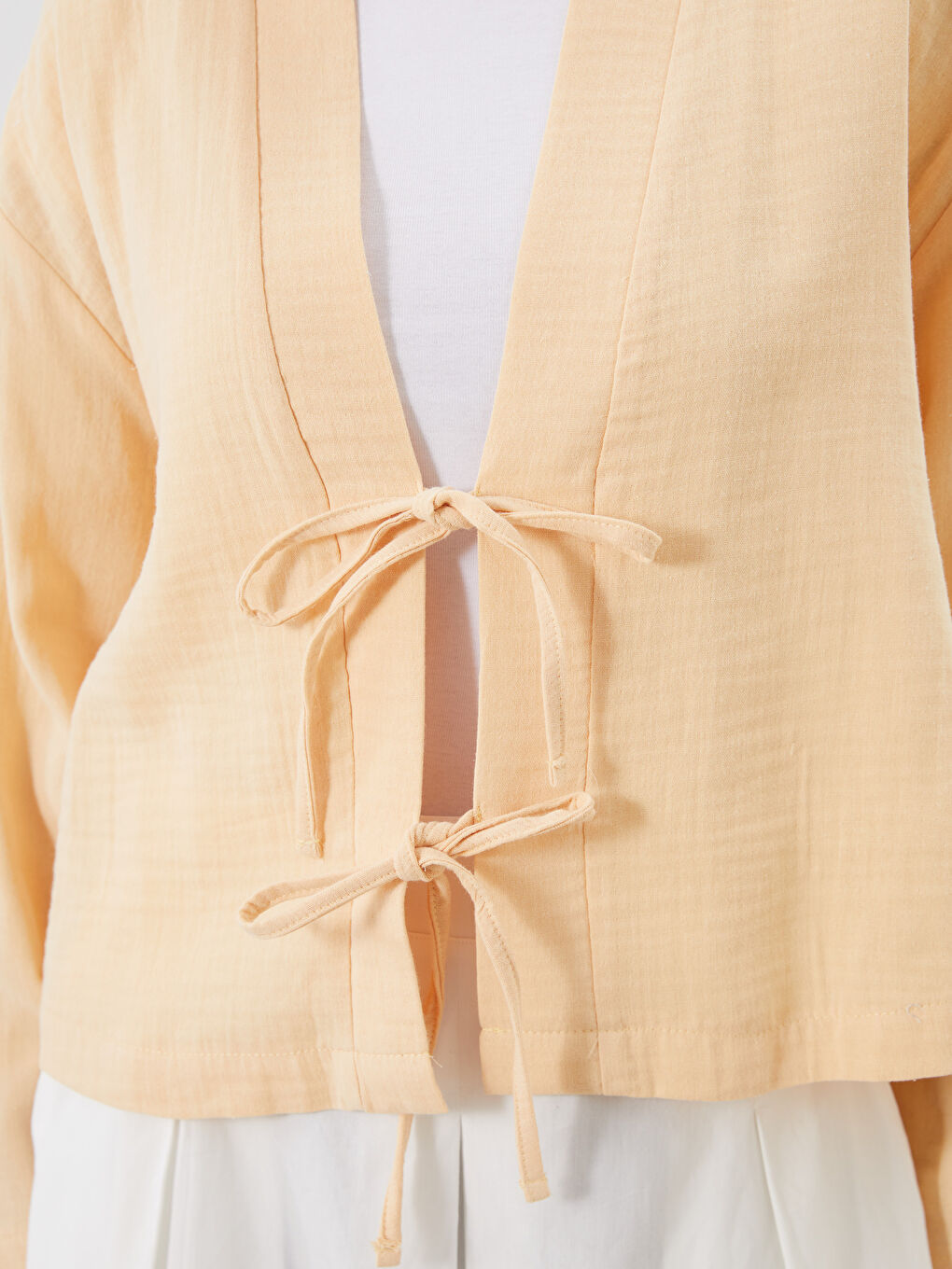 Shawl Collar Oversize Women's Kimono -S5RA57Z8-CRK