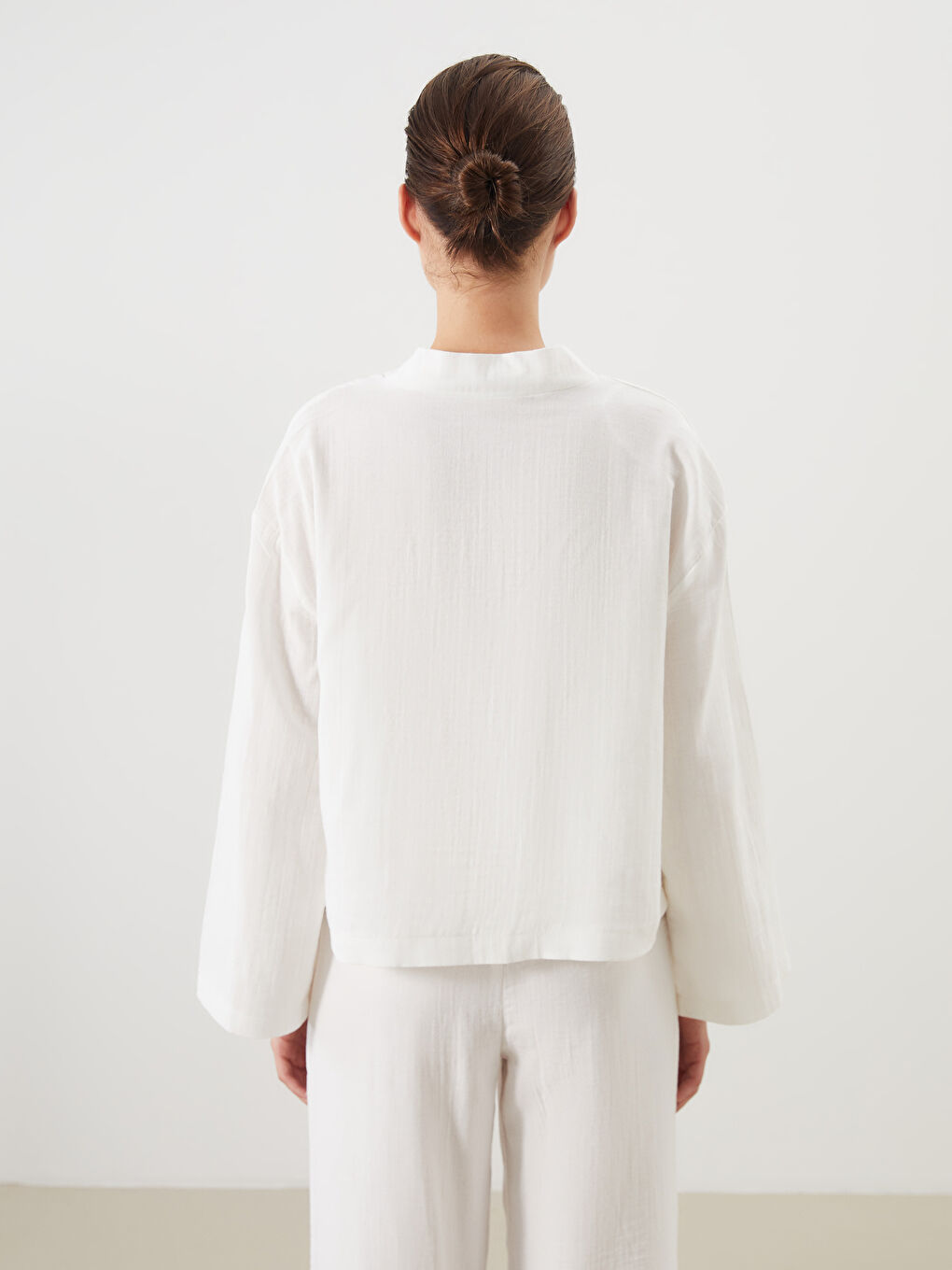 Shawl Collar Oversize Women's Kimono -S5RA57Z8-EEW