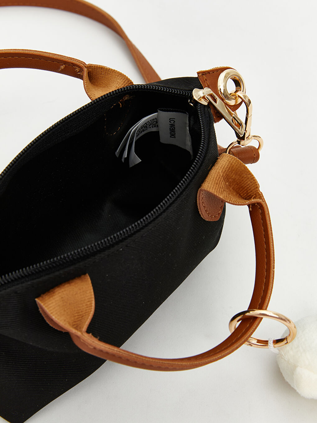 Siyah Çıkarılabilir Askılı Kız Çocuk Omuz Çantası-2