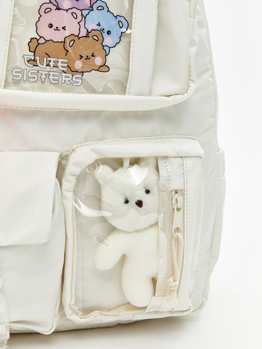 Multi-Compartment Girls' Backpack-1