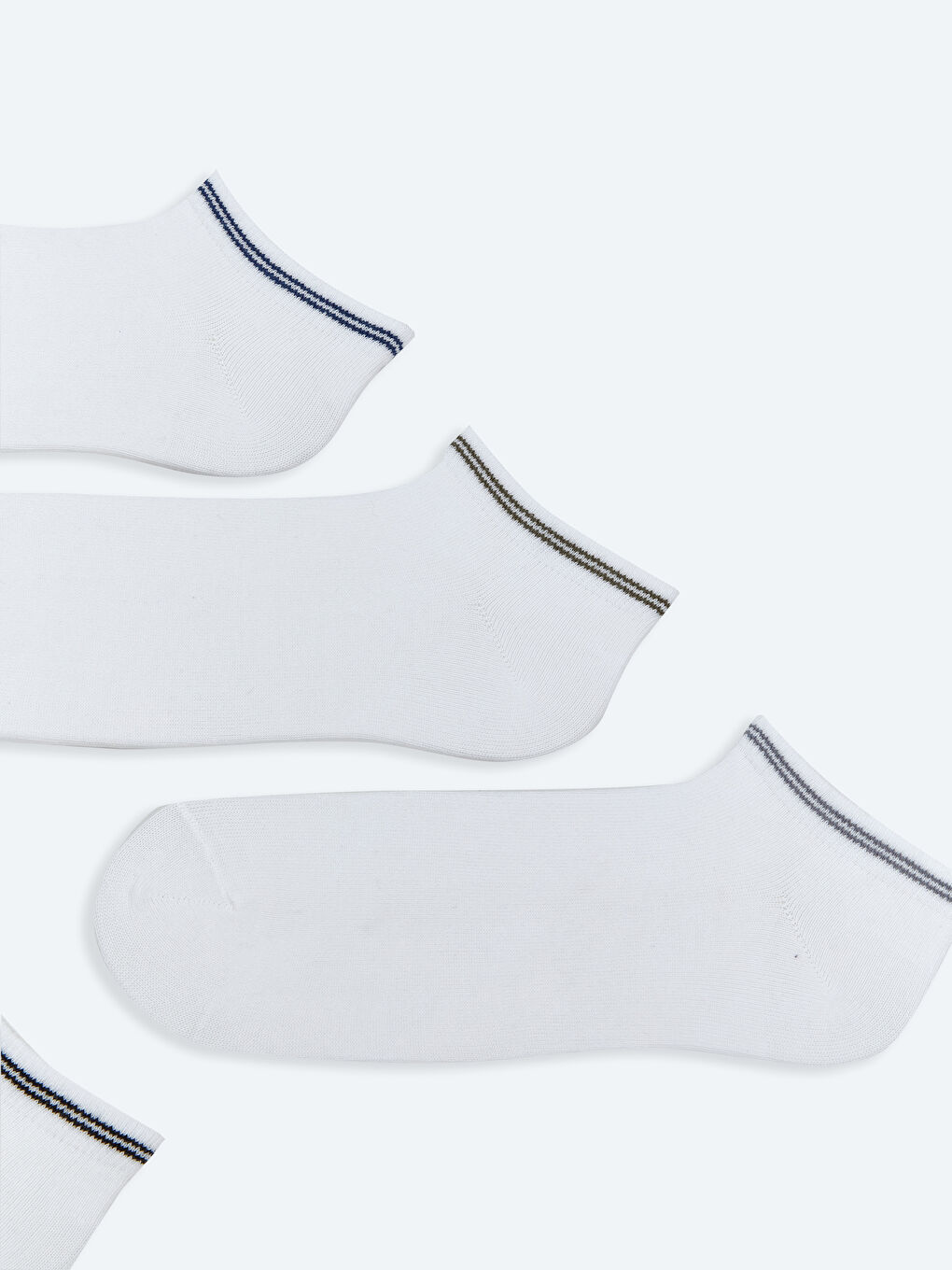 Plain Men's Trainer Socks 5 Pack -S5RA97Z8-J5E