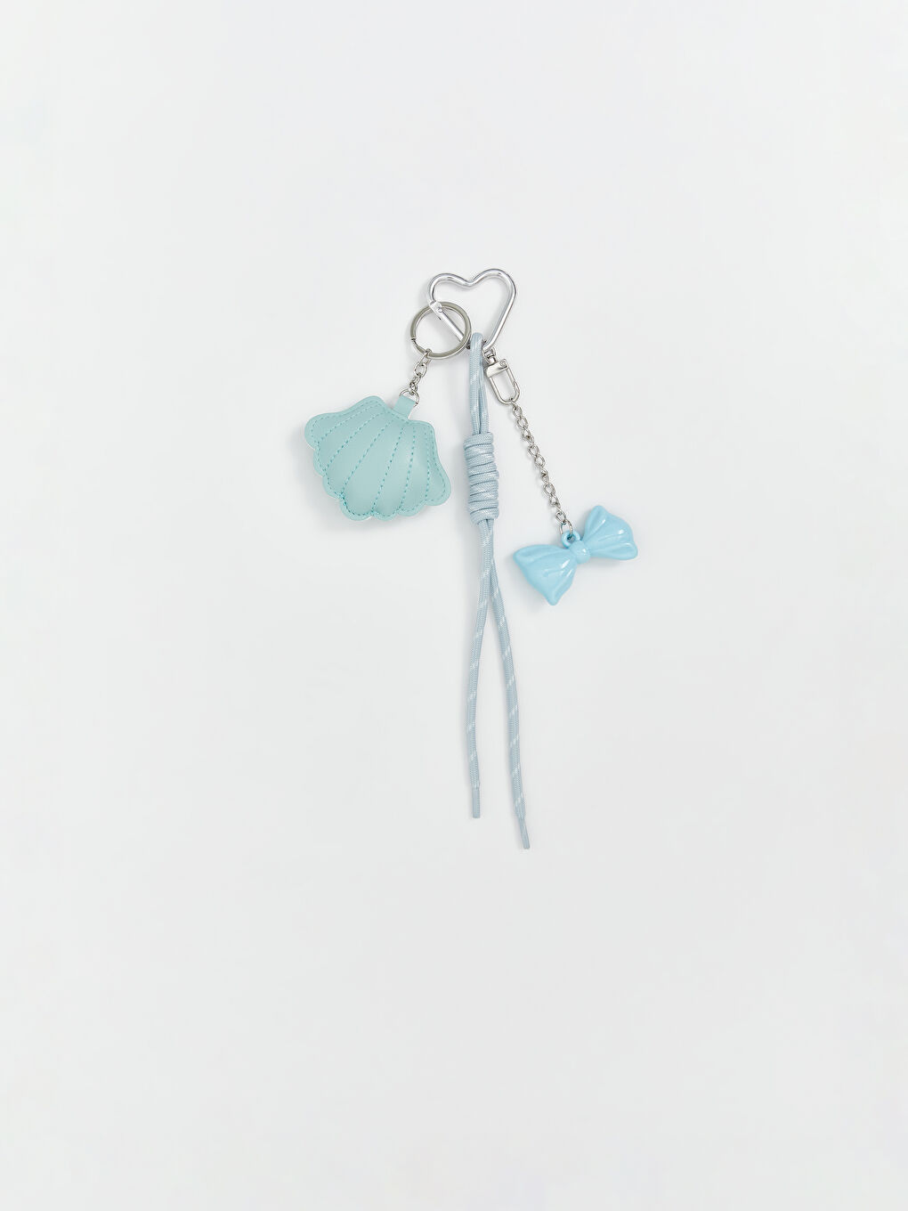 Deniz Kabuğu ve Fiyonk Figürlü Kadın Anahtarlık