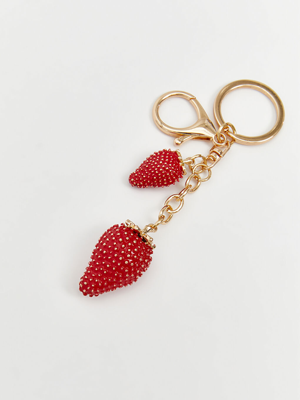 Çilek Figürlü Kadın Anahtarlık-1