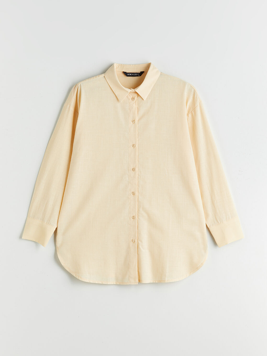 Sarı Oversize Kadın Gömlek Tunik-4