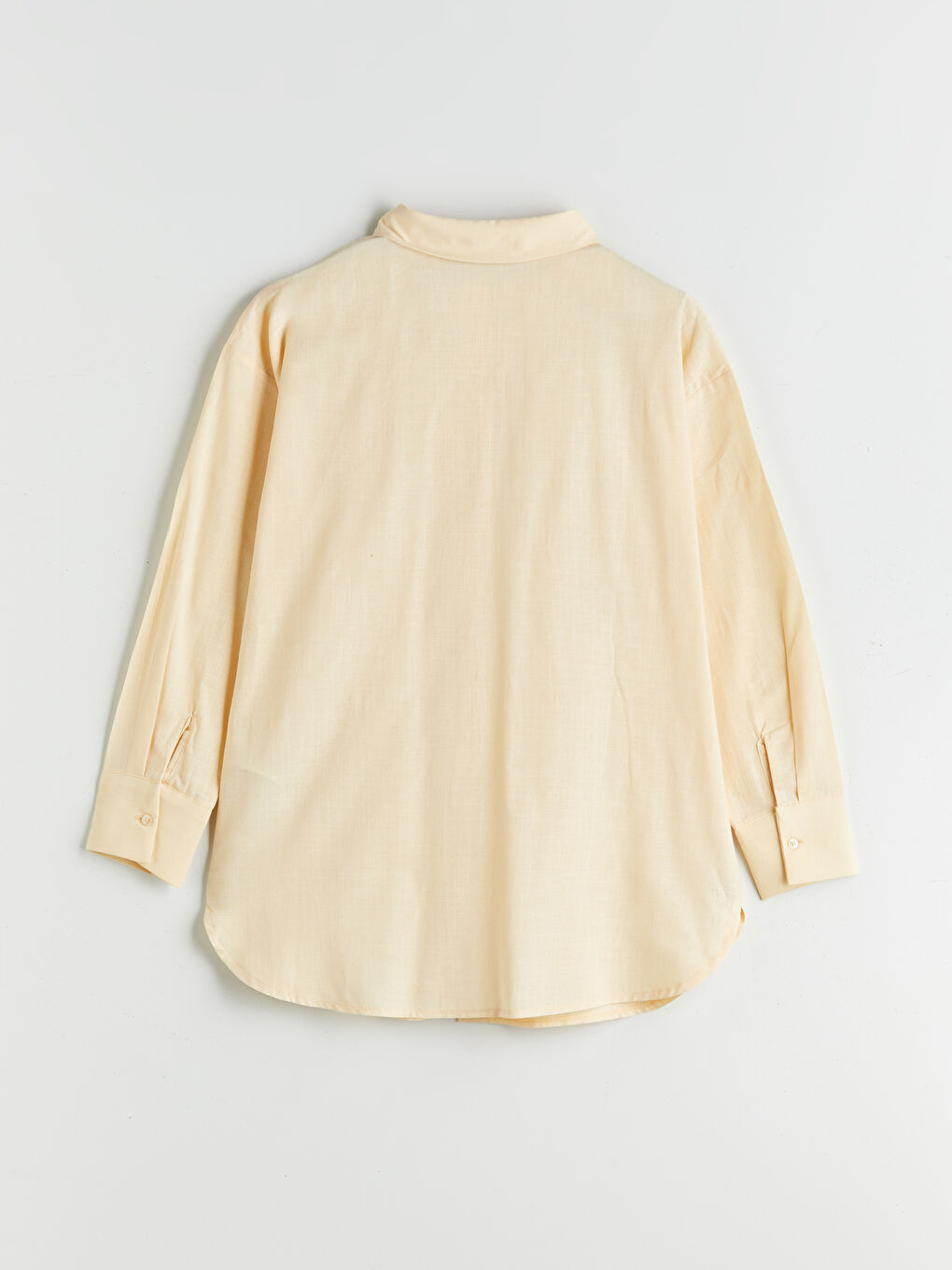 Sarı Oversize Kadın Gömlek Tunik-5