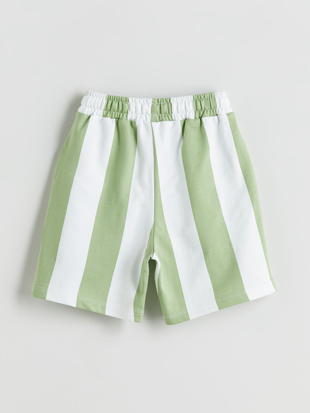 Elasticated Waist Striped Boys' Shorts -S5RB52Z1-LFH