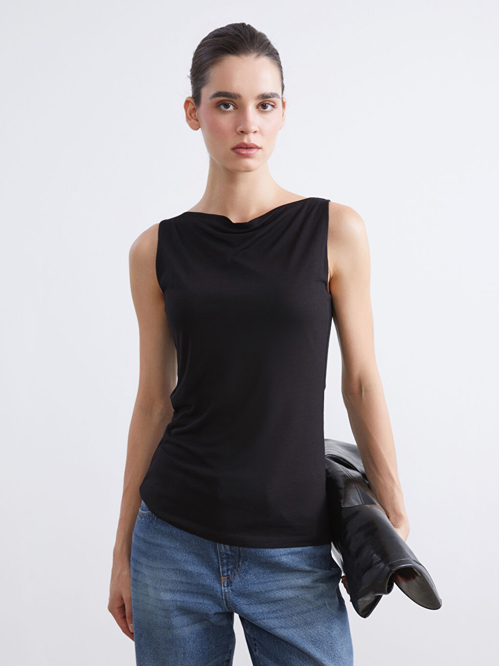 Slash Neck Women's Tank Top