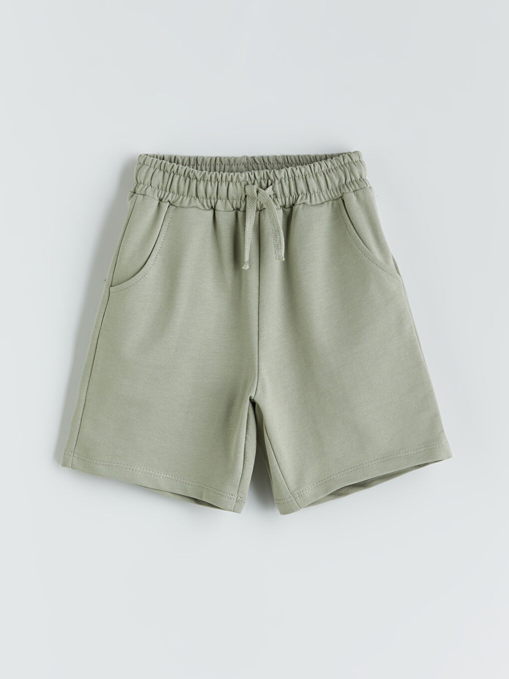 Elasticated Waist Boys' Shorts 2 Pack -S5RB83Z1-GGY