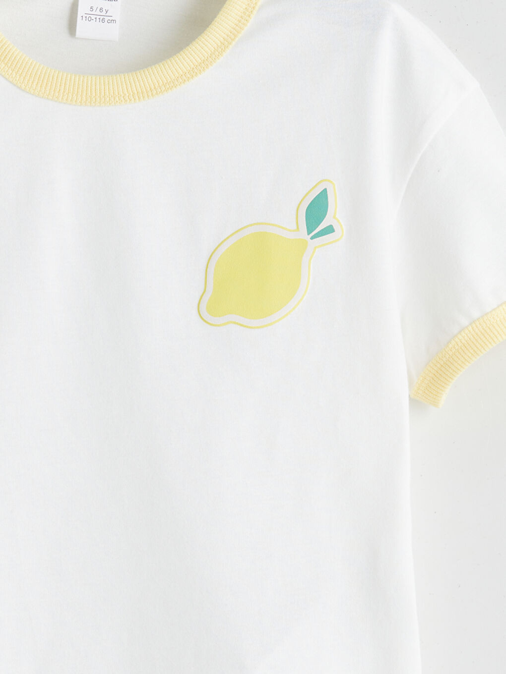 Lemon Print Girls' T-Shirt and Shorts 2 Pack -S5RB84Z1-FPR