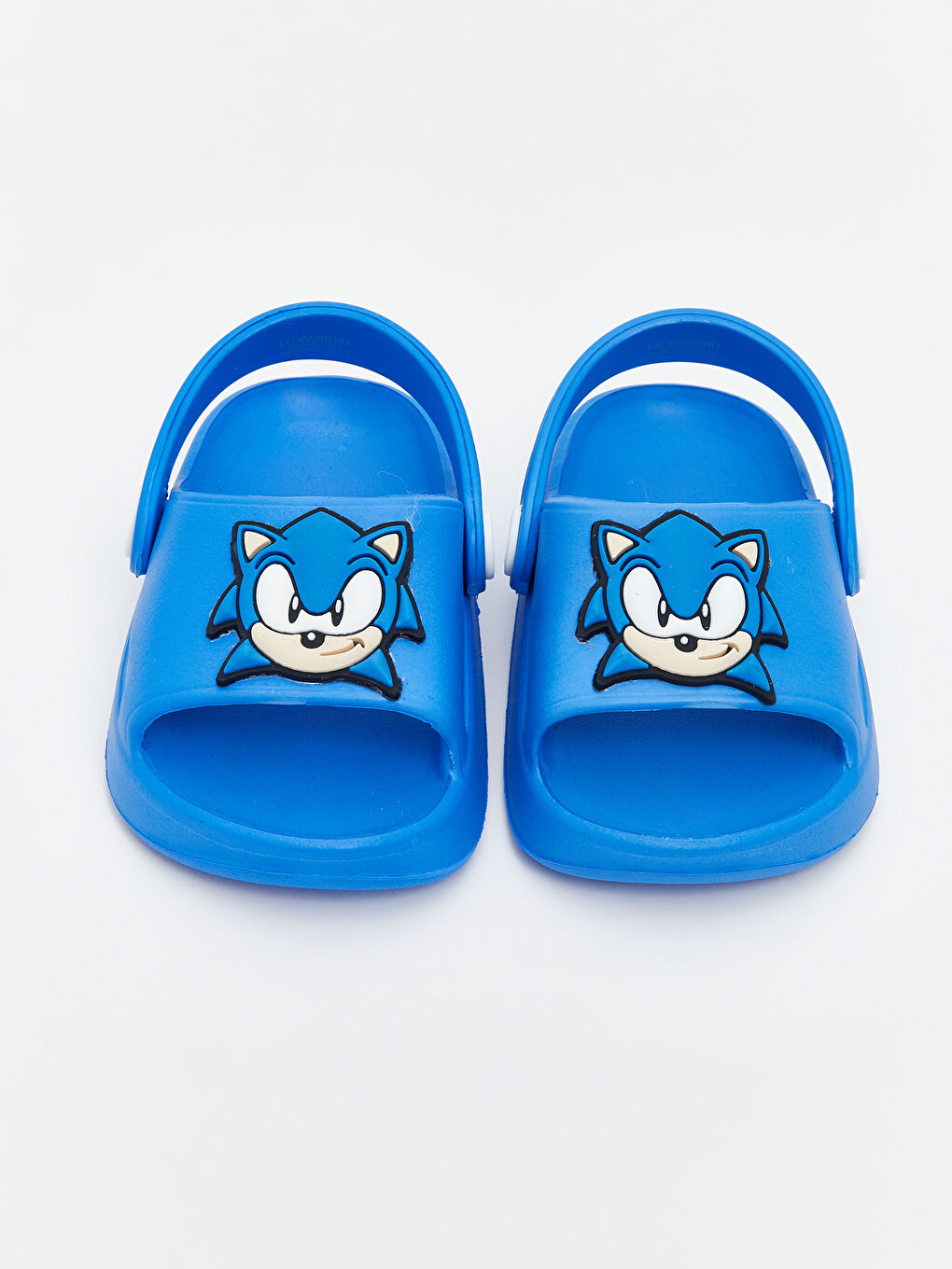 Mavi Sonic Baskılı Erkek Bebek Plaj Sandaleti-2