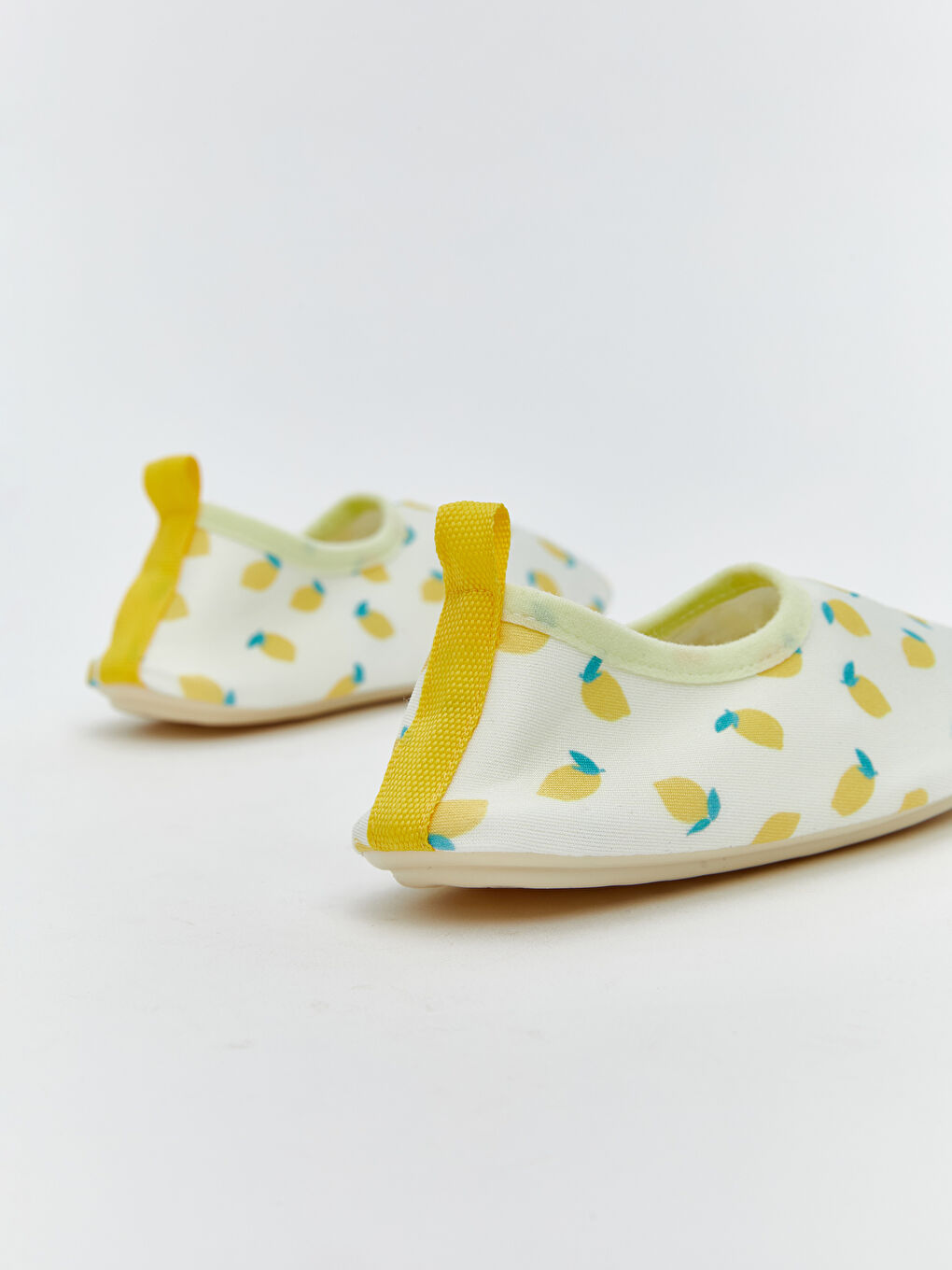 Sarı Baskılı Kız Bebek Deniz Ayakkabısı-4