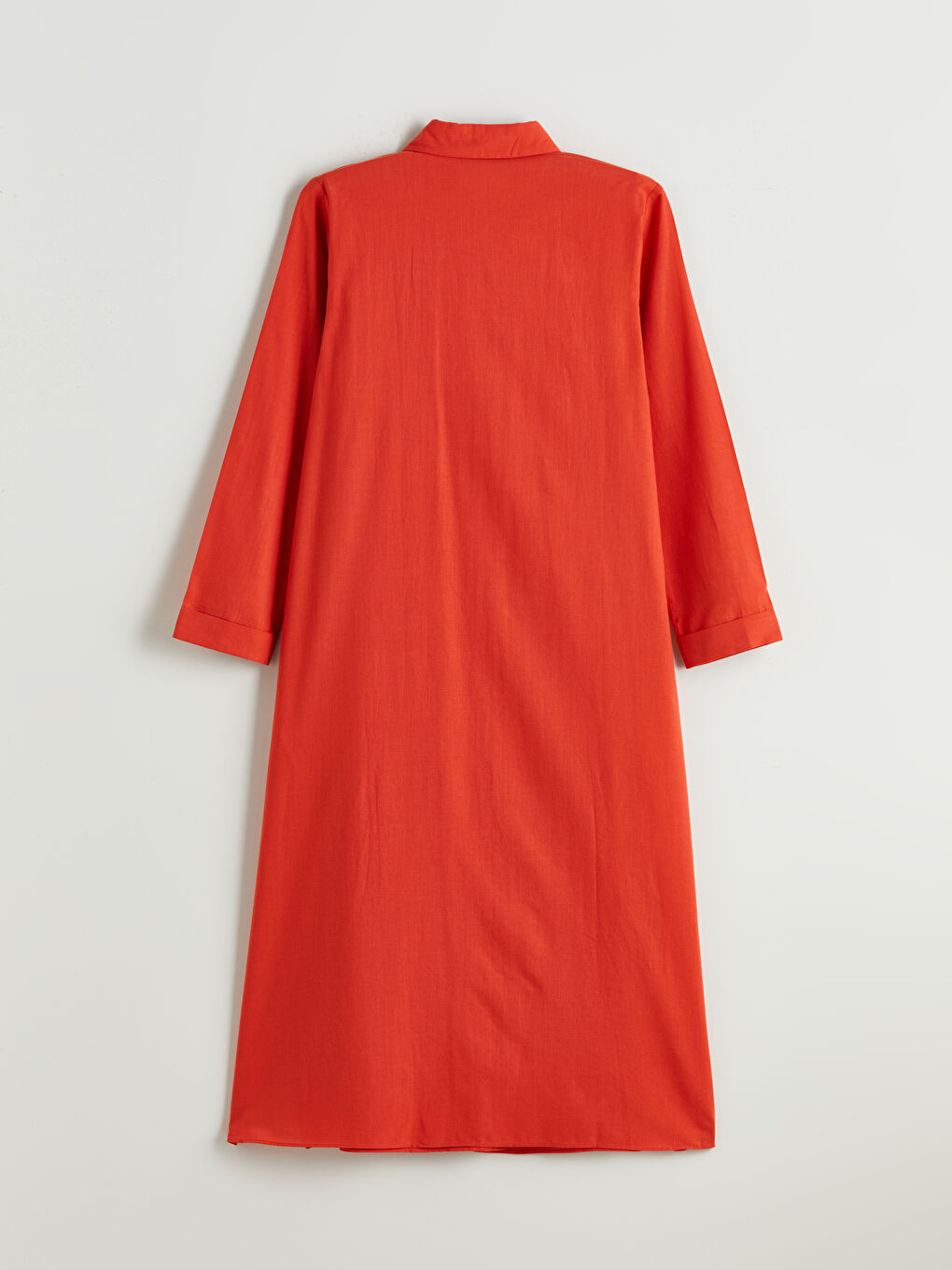 Kırmızı Loose Fit Kadın Gömlek Tunik-5