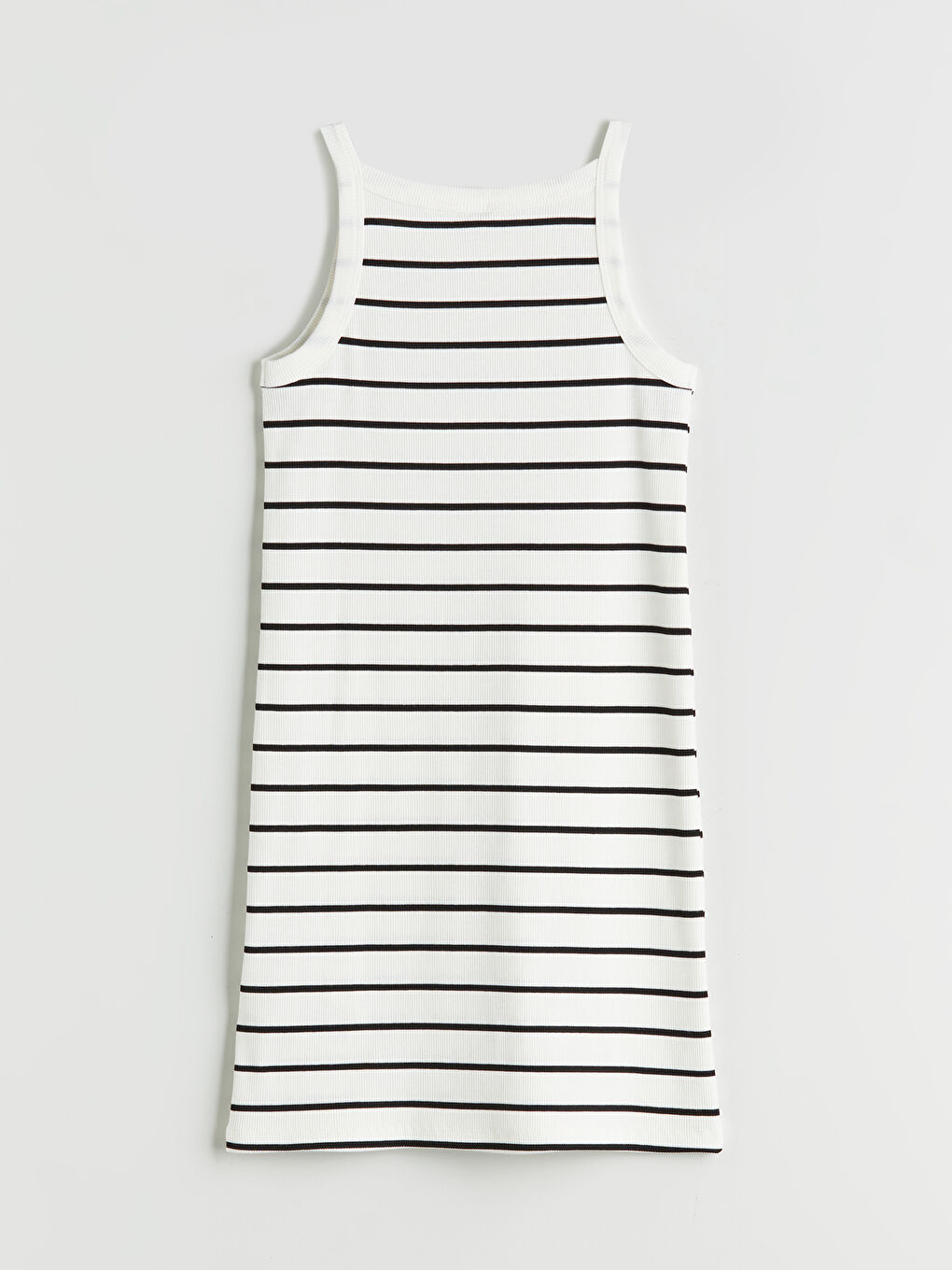 Crew Neck Striped Girls' Dress -S5RC12Z4-LFC