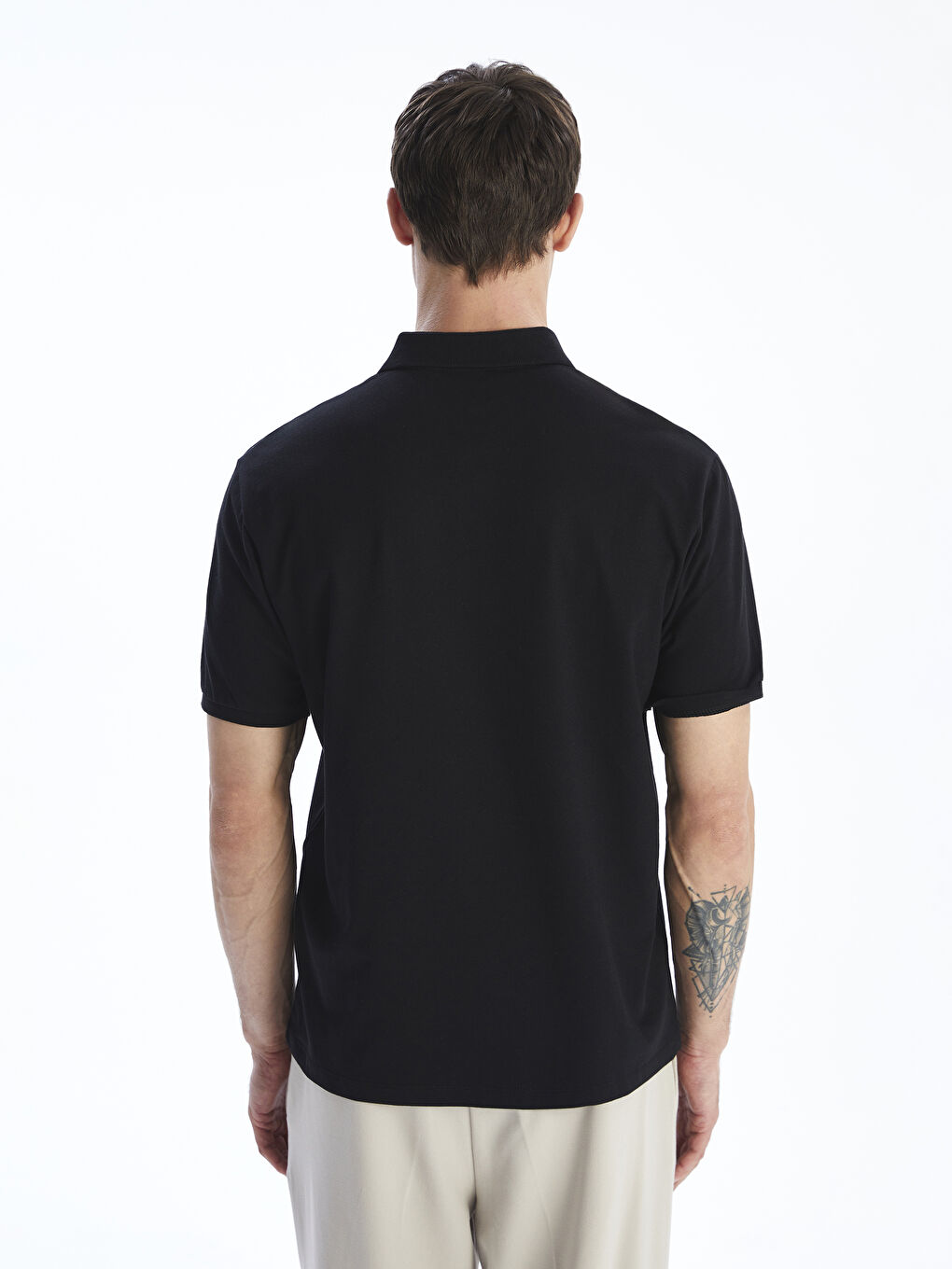 Polo Neck Pique Men's T-Shirt-3