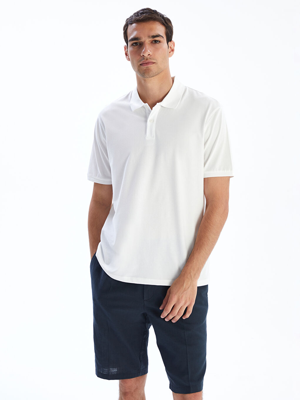 Polo Neck Pique Men's T-Shirt