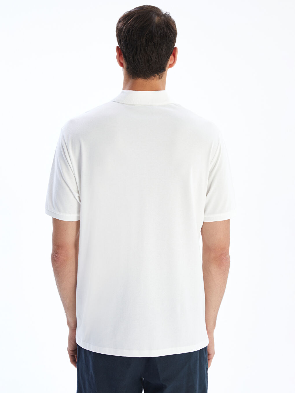 Polo Neck Pique Men's T-Shirt-3