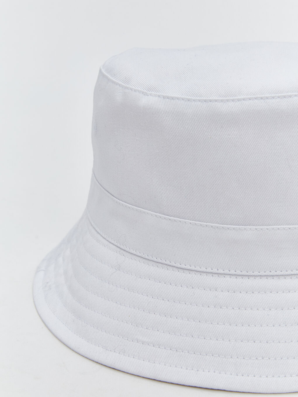 Unisex Basic White Bucket Hat-2