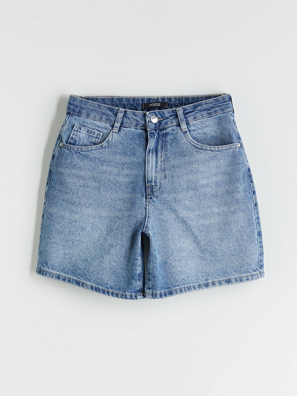 Slim Fit Women's Denim Shorts -S5RC66Z8-PB7