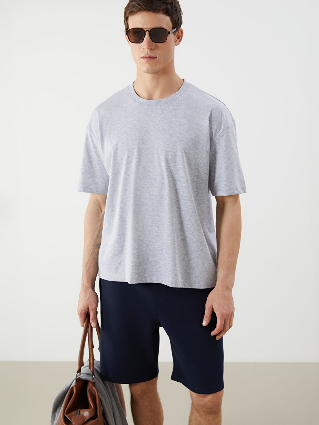 LCW Vision Crew Neck Men's T-Shirt -S5RC82Z8-CX7