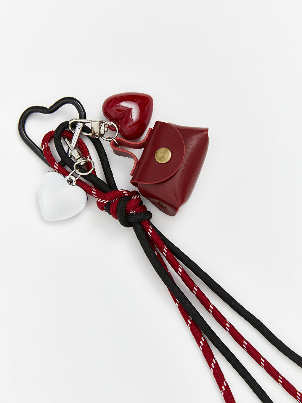 Heart-Shaped Bag Charm-1