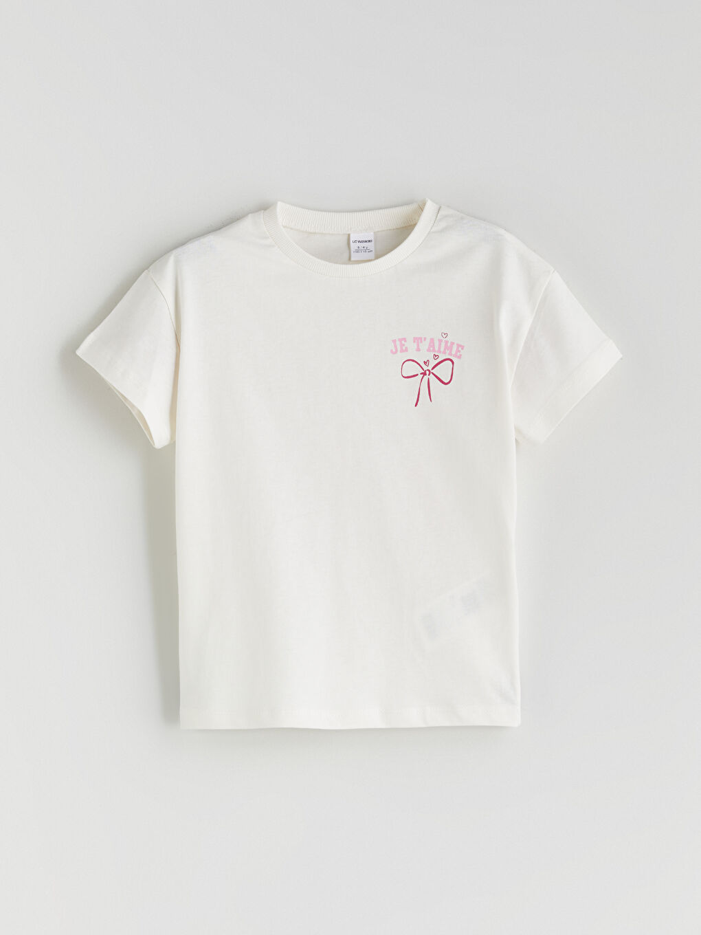 Crew Neck Girls' T-Shirt Set (2 Pieces) -S5RD34Z1-GA5