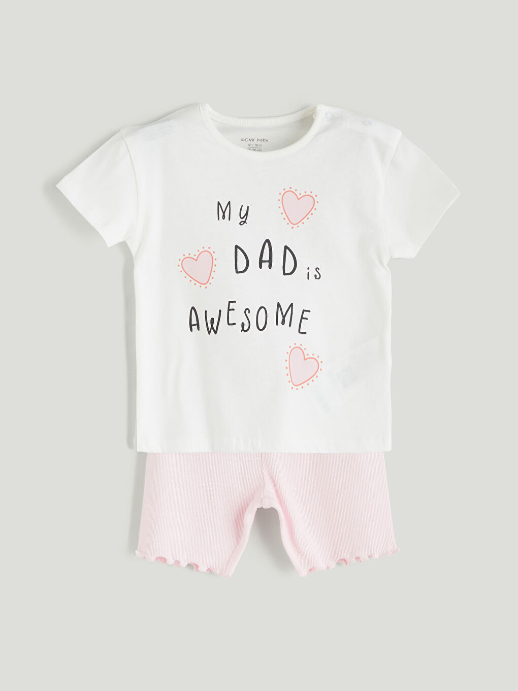LCW baby Baby Girl ECRU Set -S5RD45Z1-FDU